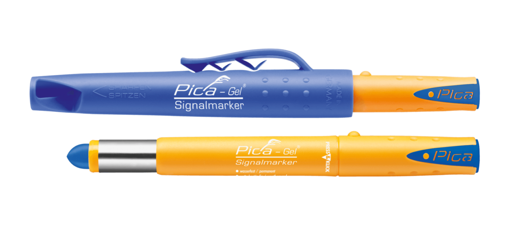 Pica gel signal marker, with blue color, replacement for tube marker