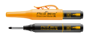 검은색 잉크가 있는 Pica BIG 잉크 스마트 유즈 마커