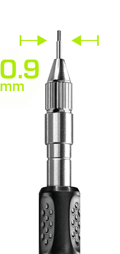 Lápiz automático Pica Fine Dry Longlife con mina de 0,9 mm de diámetro