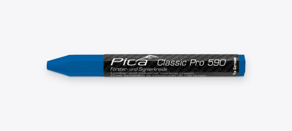 Pica Classic forester's and marking chalk, blue