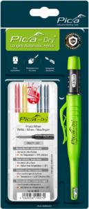 Paquete de lápices automáticos Pica Dry Longlife con recambios hidrosolubles 30402